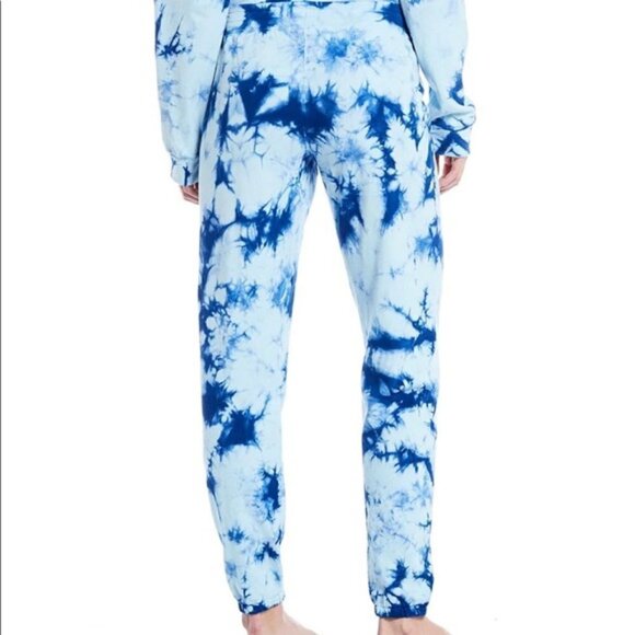 🔸PJ SALVAGE BLUE TIE DYE SWEATPANTS - Picture 8 of 9